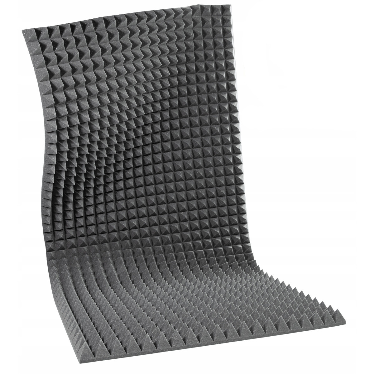 akustická zvukotesná pena PYRAMÍDA 40mm 200x100cm bez lepidla nehorľavá