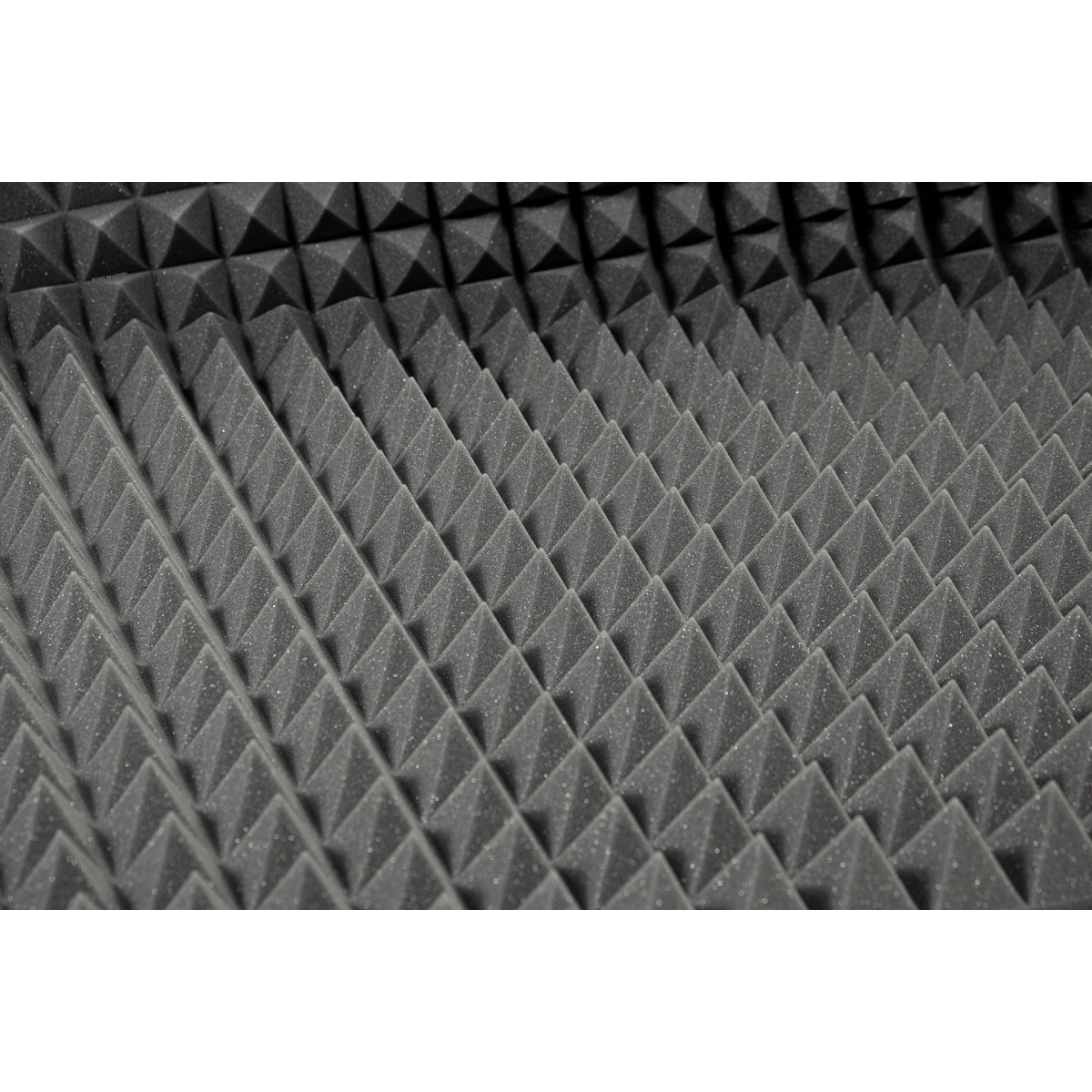 schiuma acustica fonoassorbente PIRAMIDE 60mm 200x100cm senza colla ignifuga