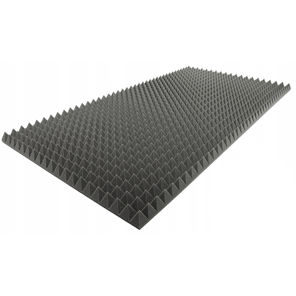 schiuma acustica fonoassorbente PIRAMIDE 60mm 200x100cm senza colla ignifuga