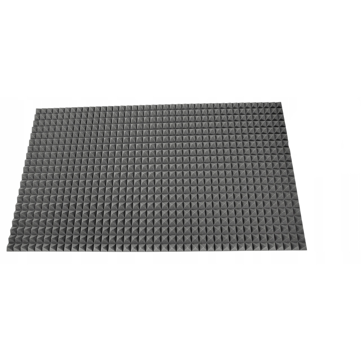 schiuma acustica fonoassorbente PIRAMIDE 60mm 200x100cm senza colla ignifuga