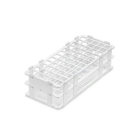 Skládací stojan na zkumavky z PP, 60 míst, průměr 16 mm – laboratorní