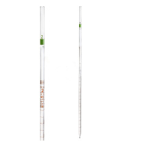 Vícedimenzionální pipeta, 0,2 ml (0,01 ml), třída AS, hnědá stupnice, s certifikátem – GLASSCO
