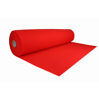 Červen&aacute; měkk&aacute; filcov&aacute; netkan&aacute; textilie 3mm 150x50cm 400g/m&sup2;