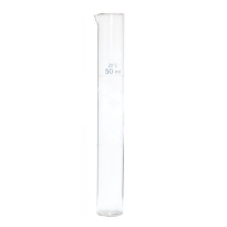 Nesslerova válcovka s výlevkou, 50 ml, modrá stupnice 25/50 ml, třída A, tolerance 0,4 ml