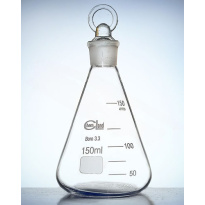 Banketa pro stanovení jódového čísla, 50 ml, těžné uzávěr, borosilikátové sklo (BORO 3.3)
