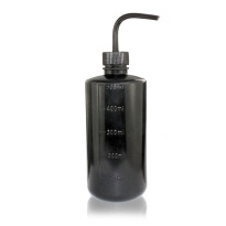 Tryska z PE-LD, 500 ml, černá – úzký hrdlo, GL28