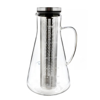 Erlenmeyerova baňka skleněná se širokým hrdlem a uchytem, 1600 ml – BORO 3.3