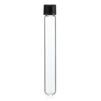 Skúmavka okrúhla so skrutkovacím uzáverom 20x150 mm, objem 34 ml, sklenená