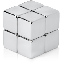 Neodymový magnet kocka 10x10x10 mm, trieda N45 – sada 8 ks