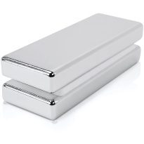 Neodýmové magnety platničkové 40x15x5 mm, trieda N45 – 2 ks