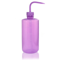 Tryska z PE-LD, 500 ml, fialová – úzký hrdlo, GL28