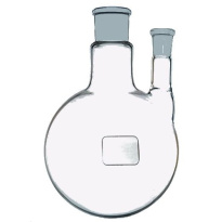Banka guľatodnná dvojhrdlová 250 ml, rovná, NZ 29/32 a 14/23, borosilikátové sklo