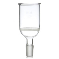 Filtrační trychtýř válcový se sintrovaným diskem G2, 80 ml, broušené spojení 19/26, bez hrdla