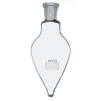 Srdcovitá banka 10 ml, sklo BORO 3.3, zabrúsenie 10/19