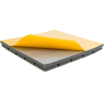 Pannello acustico autoadesivo grigio CUBO 50x50 cm spessore 5cm