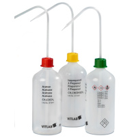 Tryska s potiskem Heptan, 500 ml, úzký hrdlo GL25 – PE-LD