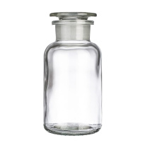 Sklenená fľaša s korkom 500 ml, široké hrdlo, brúsený uzáver