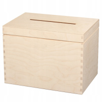 Holzkiste 29x20x21cm Hochzeitskartenbox Umschläge