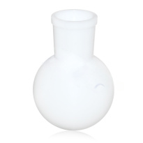 Kulatá banka s kulovým dnem a brusným plochým spojem 29/32, PTFE – 100 ml