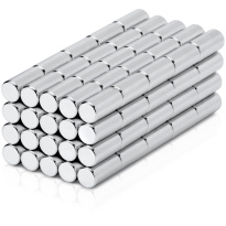 Neodymové magnety valcové 3×6 mm – 100 ks, trieda N45