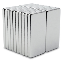 Neodymové magnety platničky 10x5x1 mm, trieda N45 – 20 ks