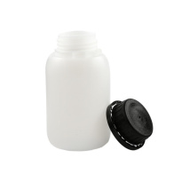 Bottiglia HDPE 250 ml con tappo di sicurezza nero