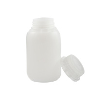 Bottiglia HDPE 250 ml con tappo trasparente con sigillo