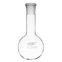 Bouteille de laboratoire ronde à col long 2000 ml, meulage 29/32, verre borosilicaté BORO 3.3