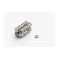 Neodym Magnet mit 3M-Kleber MW 10x1 N38