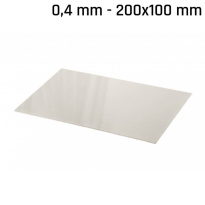 Lastra alpacca (nuovo argento) 200x100x0,4mm