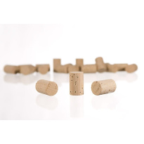 Bouchons en liège naturel massif 38x24mm 10 pcs pour vin Première qualité