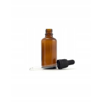 Barna üvegpalack 100 ml pipettával és cseppentővel