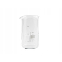 Skleněná kádinka 400ml 70x130mm vysoká