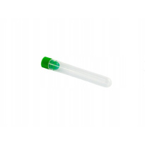 Zkumavka PP 16x65mm se zeleným uzávěrem 50ks