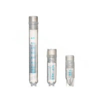 Criotubi da 1,0 ml, sterili, resistenti alle temperature da -196 °C a 121 °C, confezione da 25 pezzi