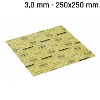 Piastra di tenuta TEMAC Temafast 250x250x3,0 mm
