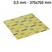 Piastra di tenuta TEMAC Temafast 375x750x0,5 mm