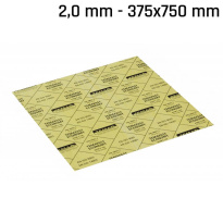Piastra di tenuta TEMAC Temafast 375x750x2,0 mm