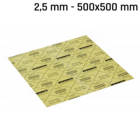 Piastra di tenuta TEMAC Temafast 500x500x2,5 mm