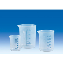 Tubo in PP 3000 ml con scala blu - VITLAB