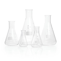 Fiole conique (Erlenmeyer) 100 ml, col étroit, verre borosilicaté DURAN