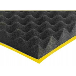 Mousse acoustique insonorisante autocollante 200x100cm 2cm