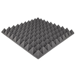 Akusztikus hangszigetelő hab PYRAMID 50mm 50x50cm nem gyúlékony