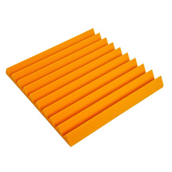 Akusztikus panel 50x50x5cm narancssárga önkioltó nem gyúlékony