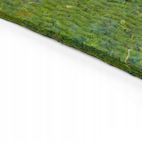 Covoraș fonoizolant din fetru poros fără adeziv 10mm 100x100cm verde