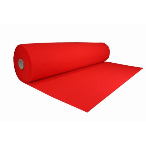 Piros puha filcszövet 3mm 150x50cm 400g/m²