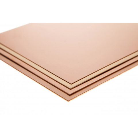Měděný plech 200x100x0,2 mm