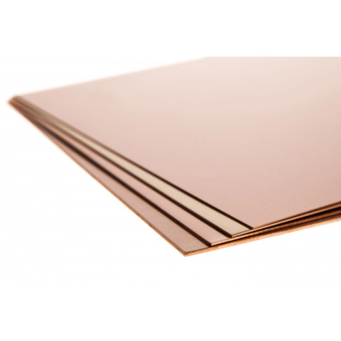 Rézlemez 300x300x0,8 mm