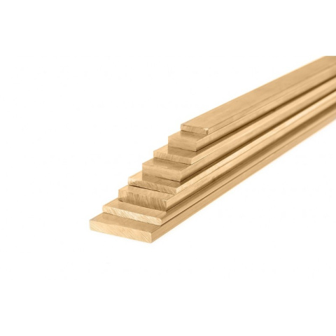 Flachstahlstange aus Messing 20x10 mm