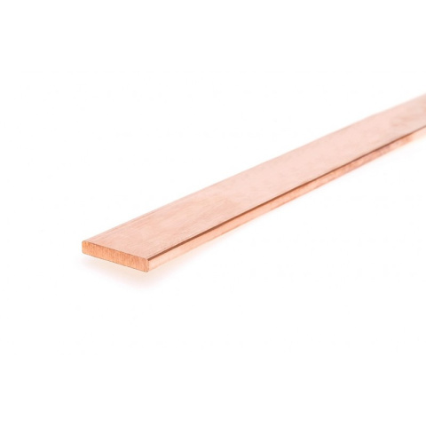 Flachstahlstange aus Kupfer 60x3 mm